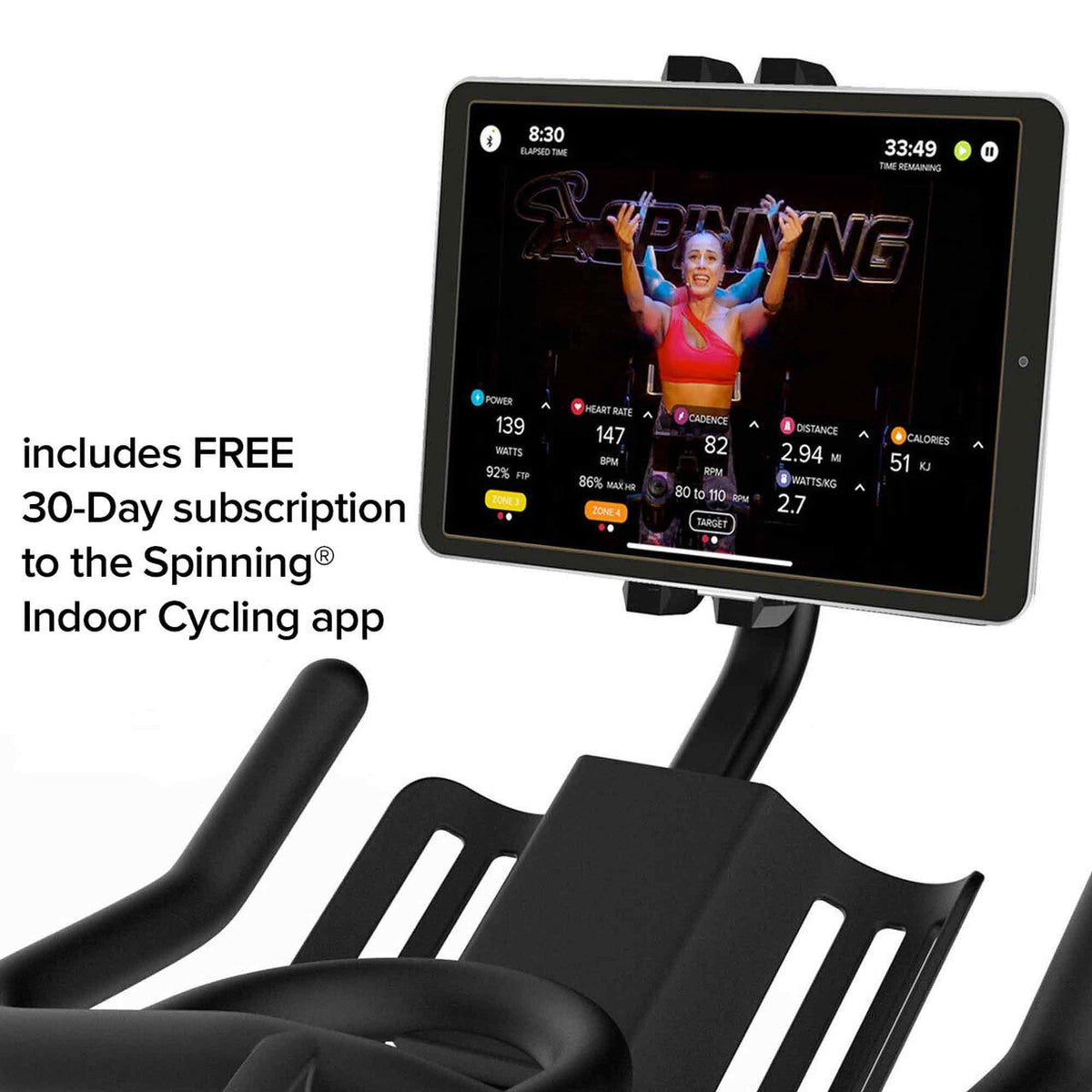 Spinning Aero Connected Spinner Bike – Friction Resistance Indoor Cycle