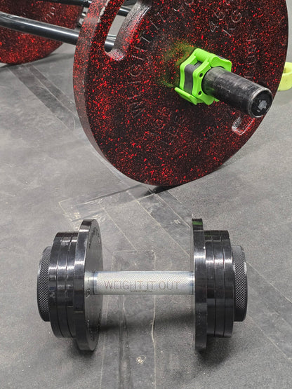 Standard 1" Cast Iron Loadable Adjustable Dumbbell Sets – 110 lb, 190 lb &amp; 270 lb