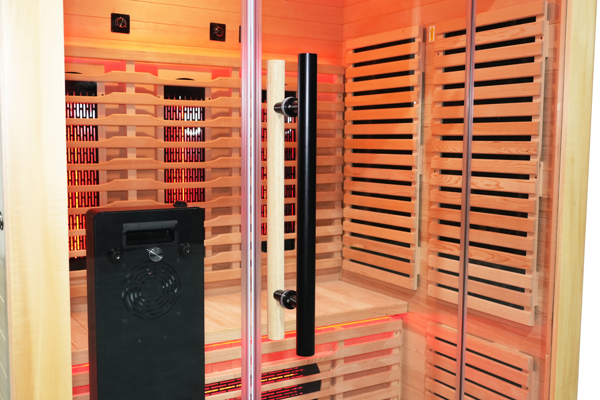Blisspod Venetian RED 3-Person Full Spectrum Infrared Sauna with Red Light &amp; WiFi