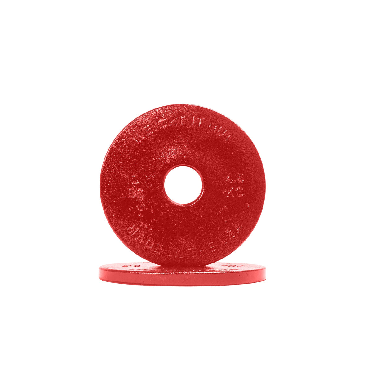 Standard 1" Cast Iron Machined Weight Plates – Pair