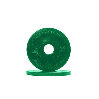 Standard 1" Cast Iron Machined Weight Plates – Pair