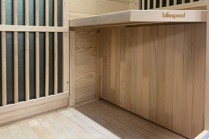 Blisspod Vienna 1-Person Far Infrared Sauna – Low EMF, Hemlock