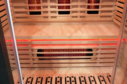 Blisspod Venetian RED 3-Person Full Spectrum Infrared Sauna with Red Light &amp; WiFi
