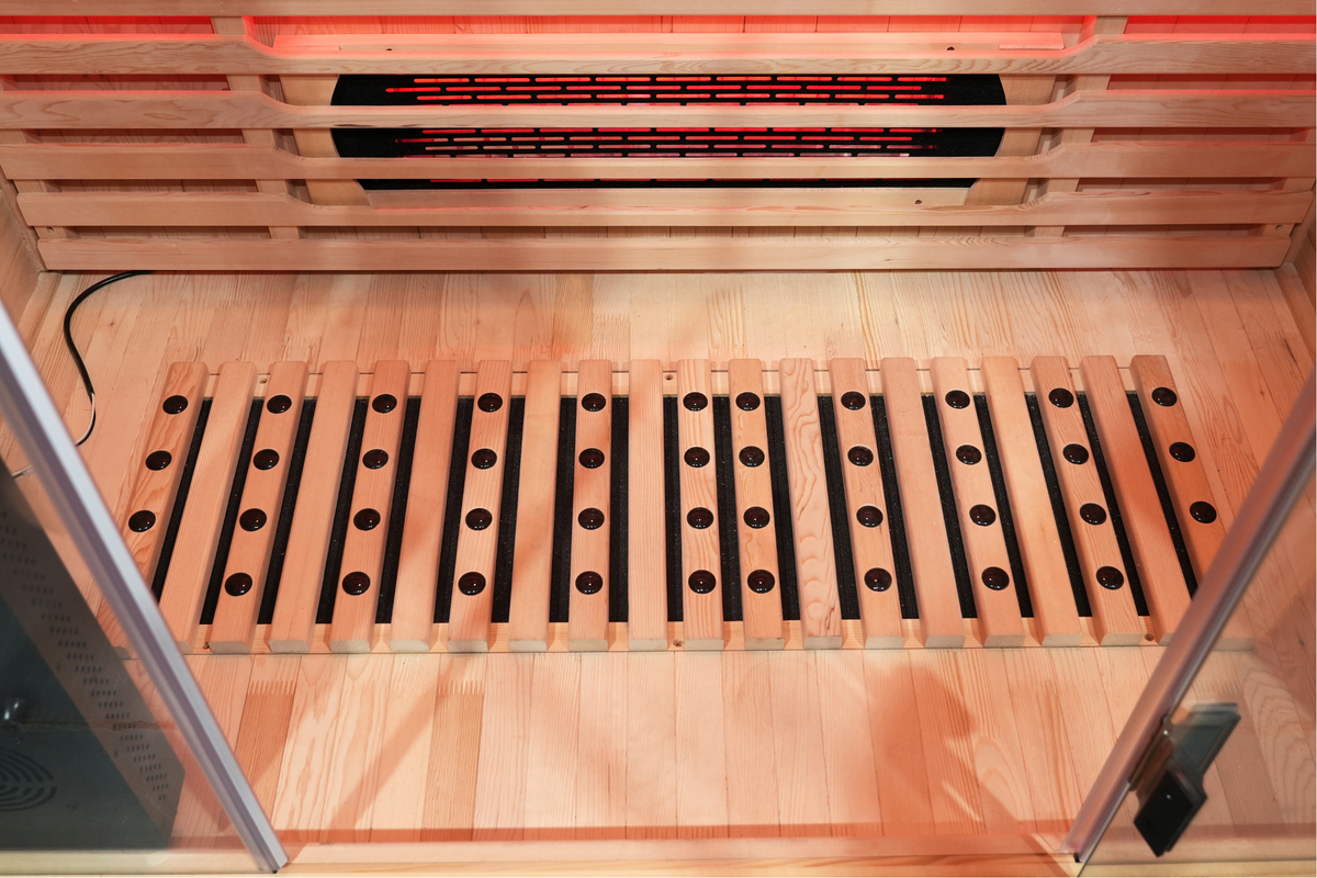 Blisspod Venetian RED 3-Person Full Spectrum Infrared Sauna with Red Light &amp; WiFi