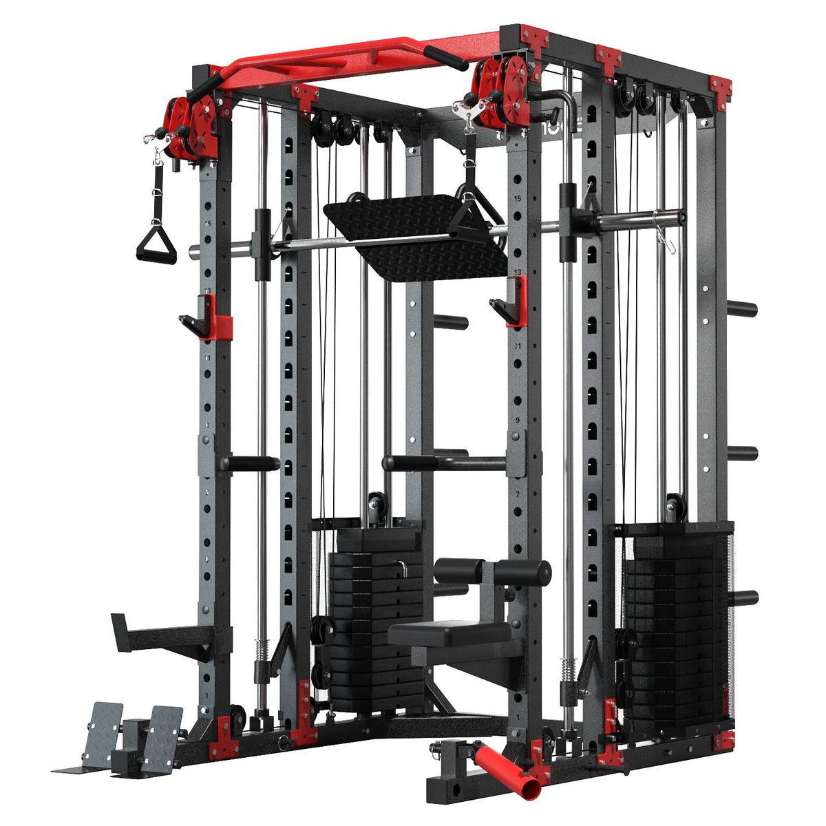 Home Gym Smith Machine - ALL10 Pro with 350LB Weight Stack