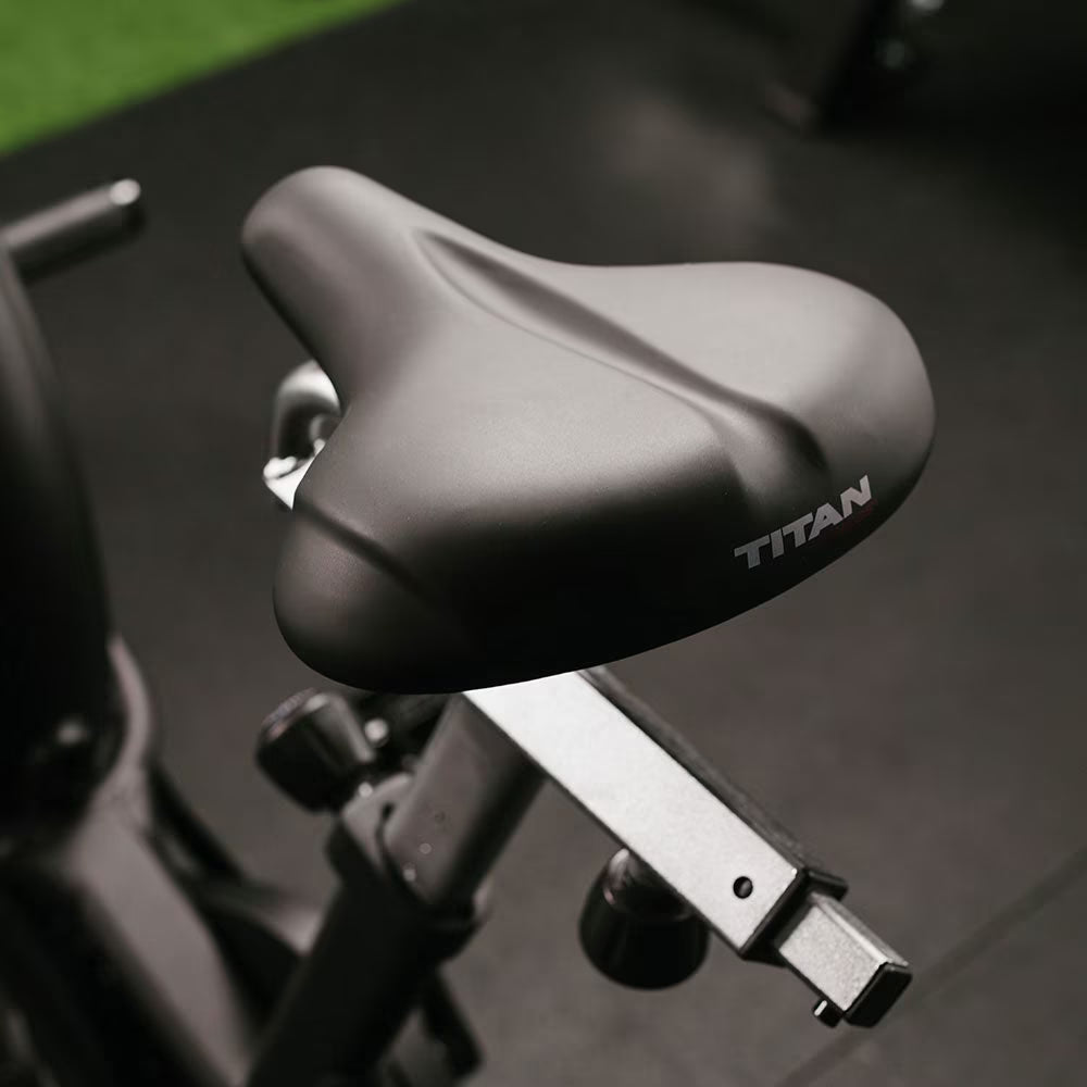 Fan Bike, Black, 111 LB, Indoor/Outdoor Cycling Exercise Bike with LCD Screen
