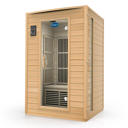 Durasage 2-Person Far Infrared Sauna – Canadian Hemlock, 1700W