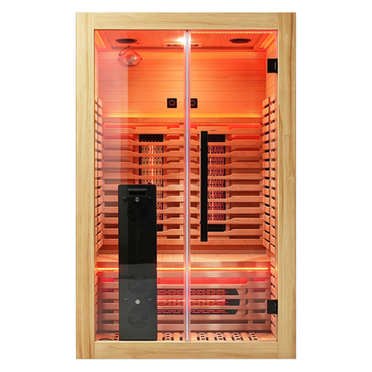 Blisspod Venetian RED 2-Person Full Spectrum Infrared Sauna with Red Light & WiFi