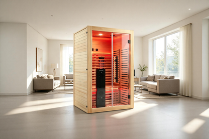 Blisspod Venetian RED 2-Person Full Spectrum Infrared Sauna with Red Light & WiFi