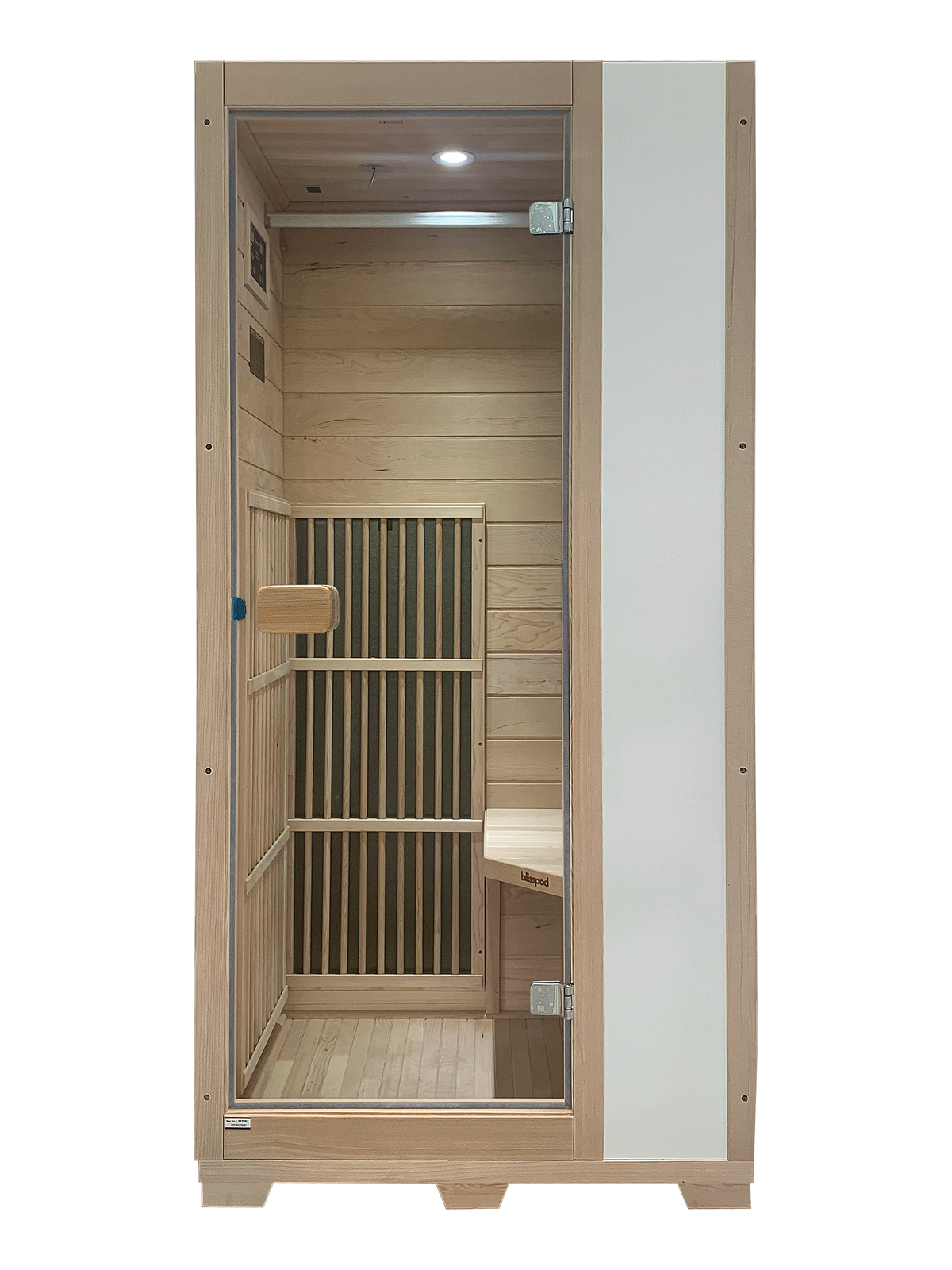 Blisspod Vienna 1-Person Far Infrared Sauna – Low EMF, Hemlock