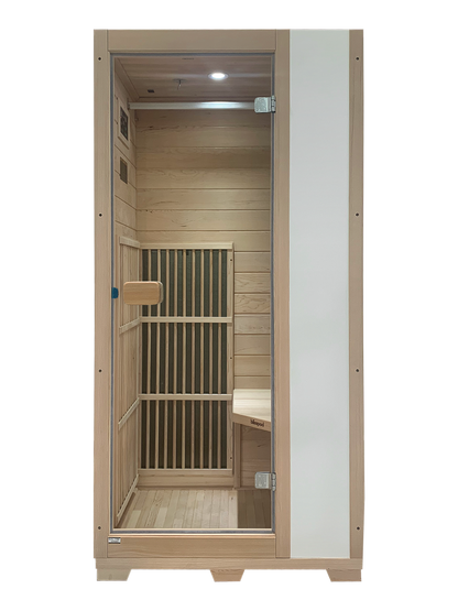 Blisspod Vienna 1-Person Far Infrared Sauna – Low EMF, Hemlock