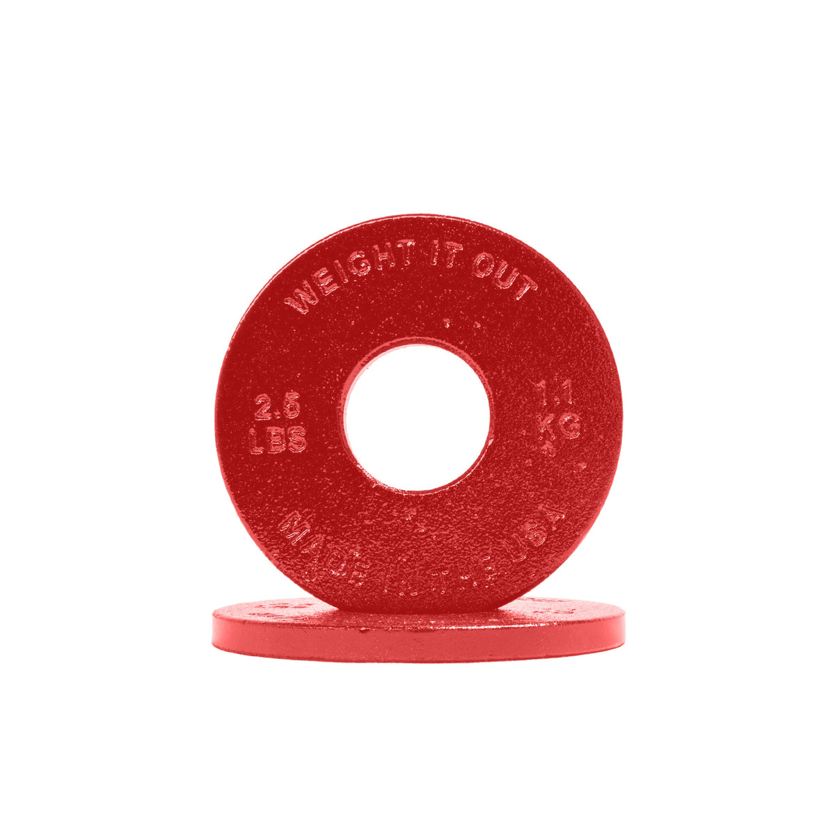 Standard 1" Cast Iron Machined Weight Plates – Pair