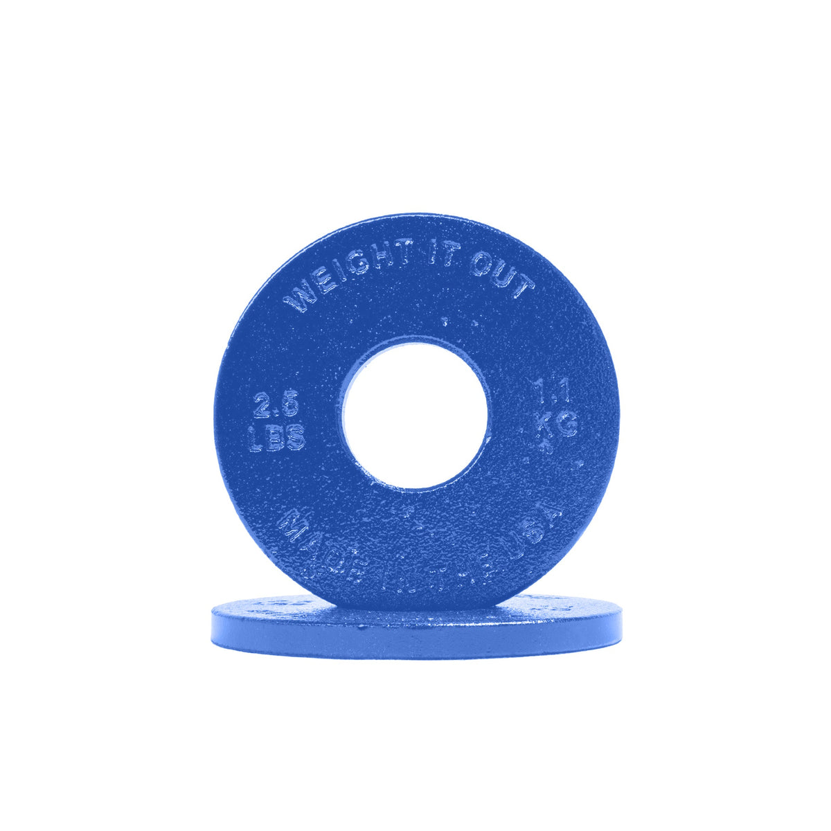 Standard 1" Cast Iron Machined Weight Plates – Pair