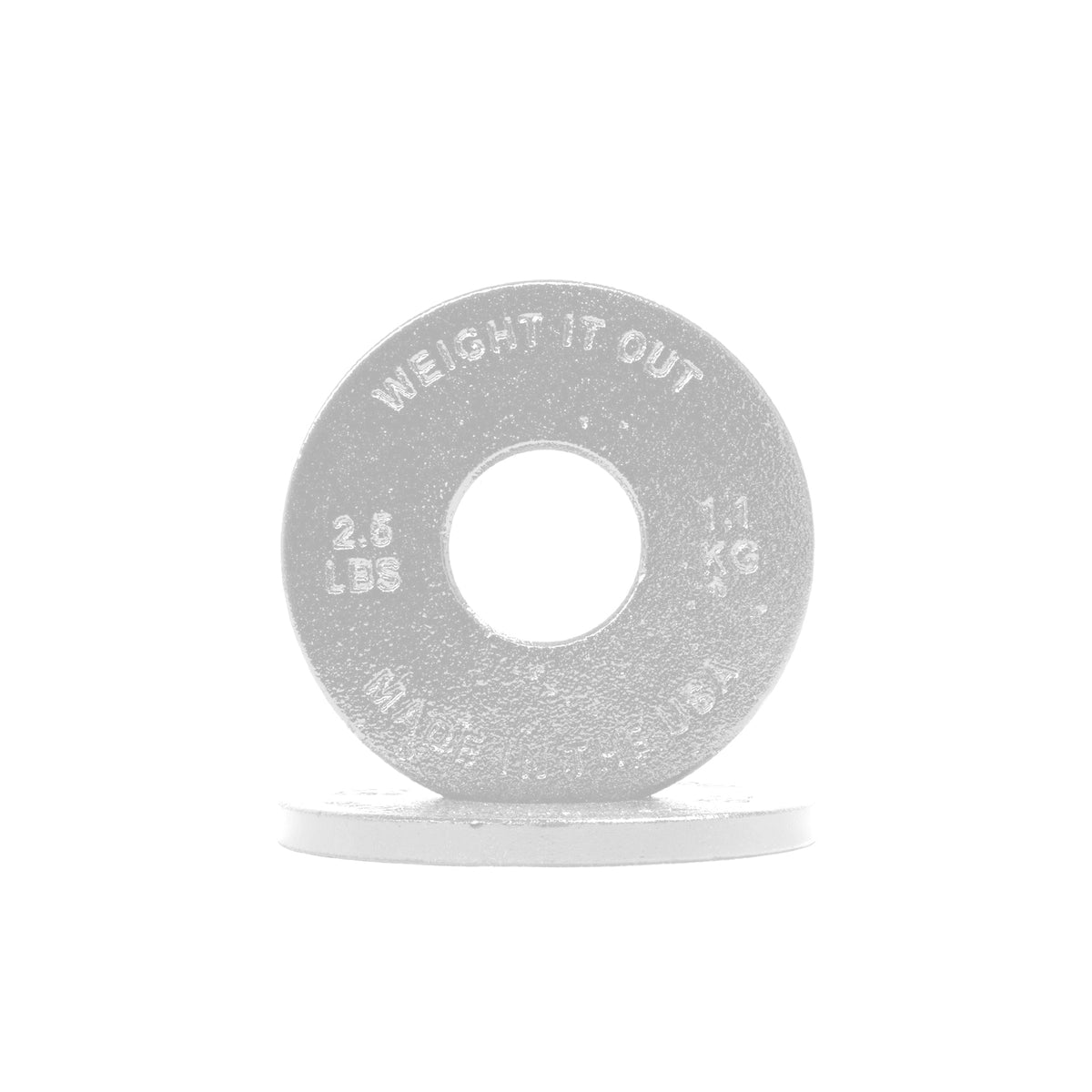 Standard 1" Cast Iron Machined Weight Plates – Pair