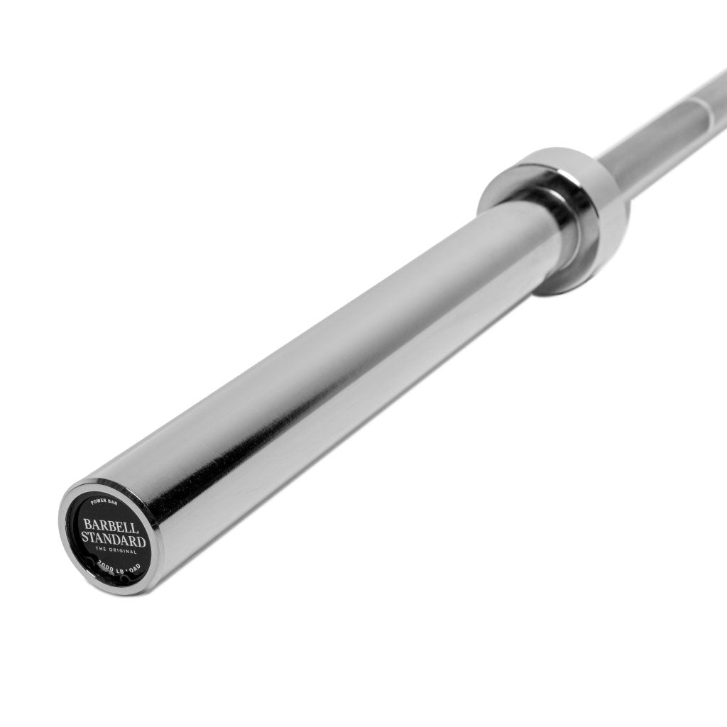 Barbell Standard 2000 Powerlifting Barbell Weight Sets – 206,000 PSI Steel Power Bar with Olympic Weight Plates and Bronze Bushings