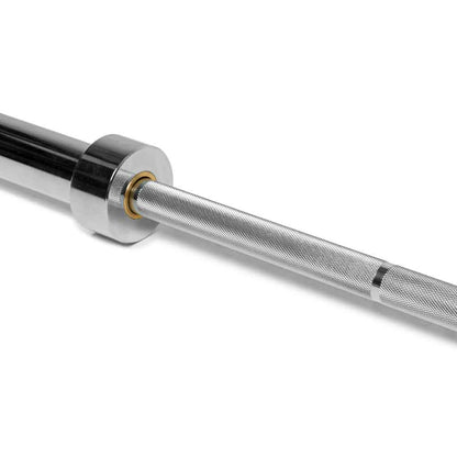 Barbell Standard 2000 Powerlifting Barbell Weight Sets – 206,000 PSI Steel Power Bar with Olympic Weight Plates and Bronze Bushings