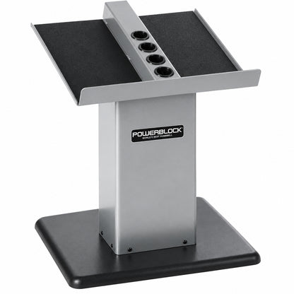 Large Column Stand, Dumbbell Rack & Weight Rack,Silver/Black