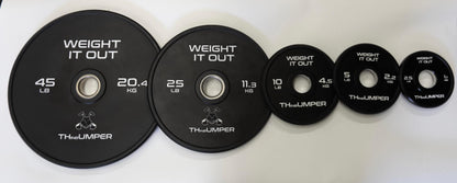 'Thumper' Thin Bumper Weight Plate Pairs – Ultra-Thin Polyurethane Olympic Plates