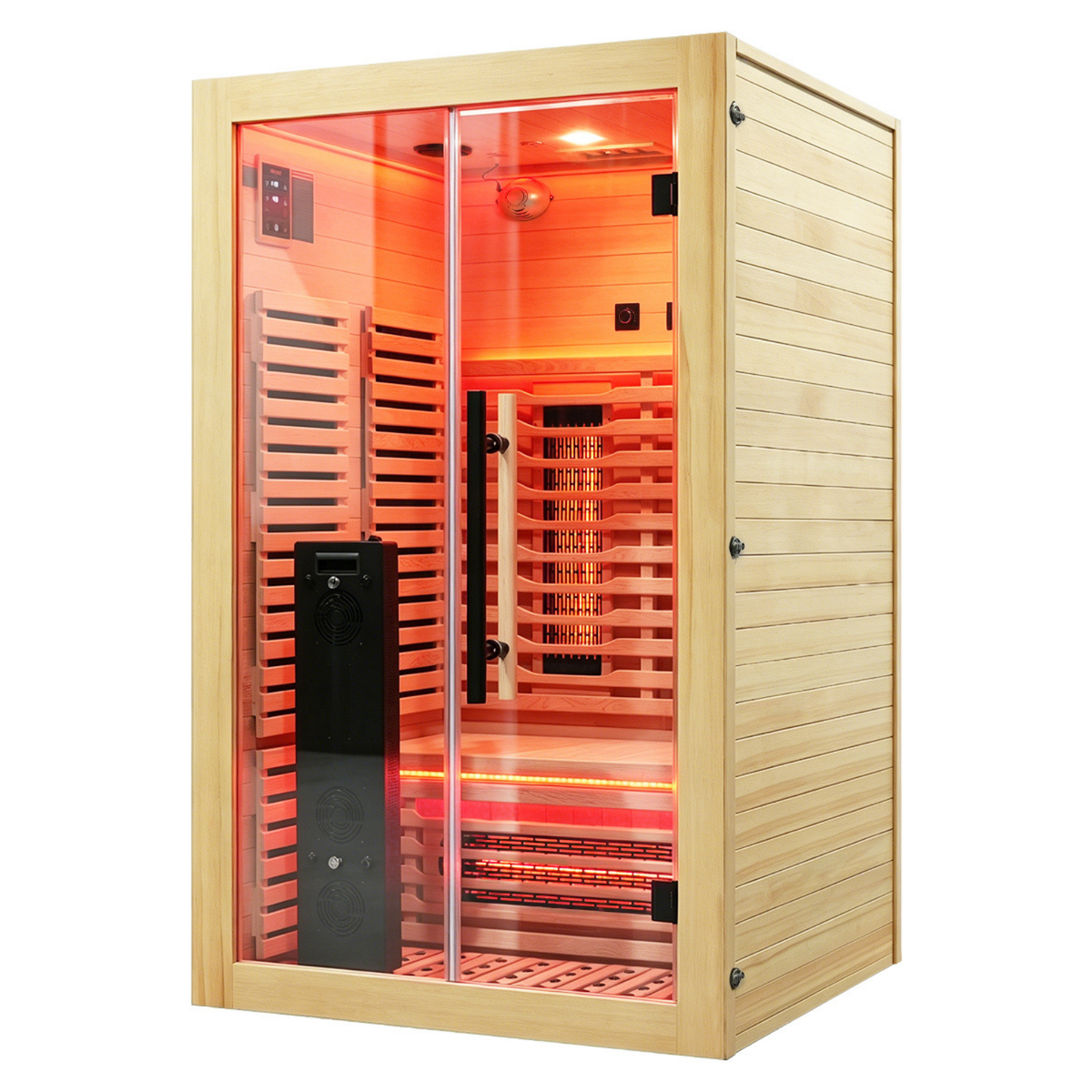 Blisspod Venetian RED 2-Person Full Spectrum Infrared Sauna with Red Light & WiFi