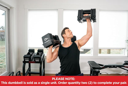 Pro 100 EXP Single Adjustable Dumbbell, 5-100 Lb