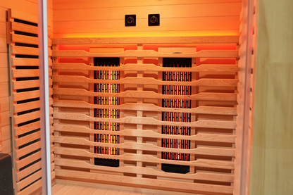Blisspod Venetian RED 2-Person Full Spectrum Infrared Sauna with Red Light & WiFi