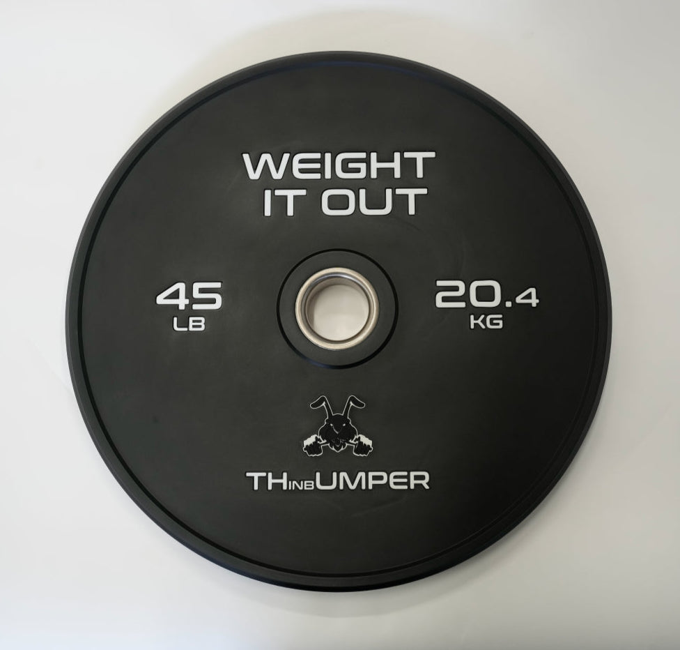 'Thumper' Thin Bumper Weight Plate Pairs – Ultra-Thin Polyurethane Olympic Plates