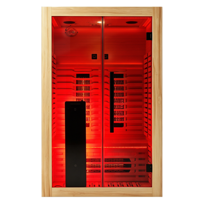 Blisspod Venetian RED 2-Person Full Spectrum Infrared Sauna with Red Light & WiFi