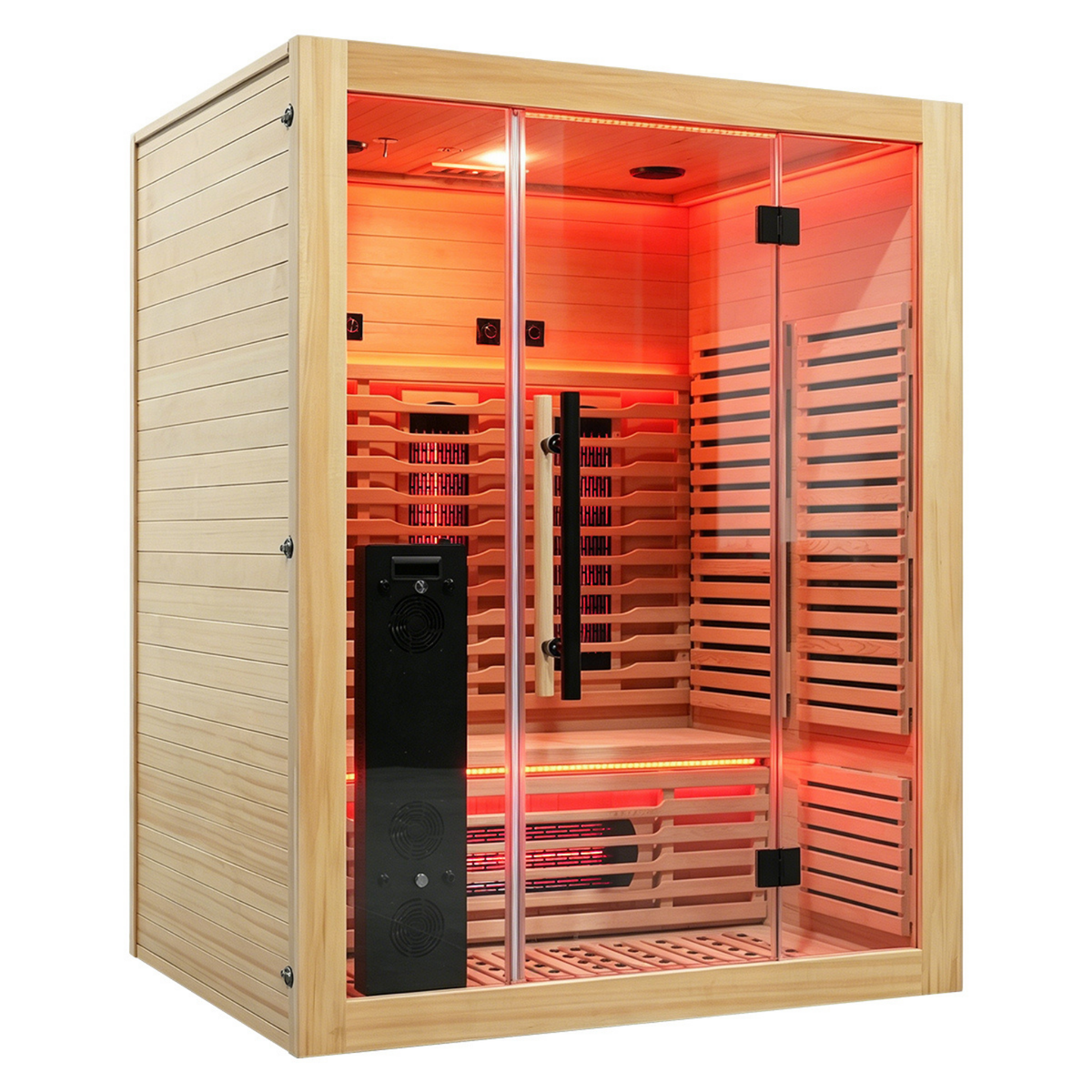 Blisspod Venetian RED 3-Person Full Spectrum Infrared Sauna with Red Light &amp; WiFi
