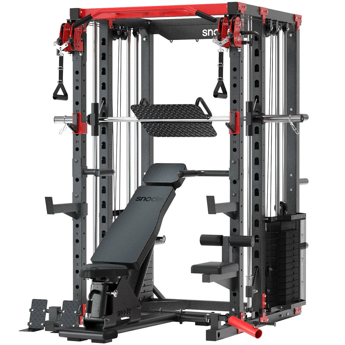 Home Gym Smith Machine - ALL10 Pro with 350LB Weight Stack