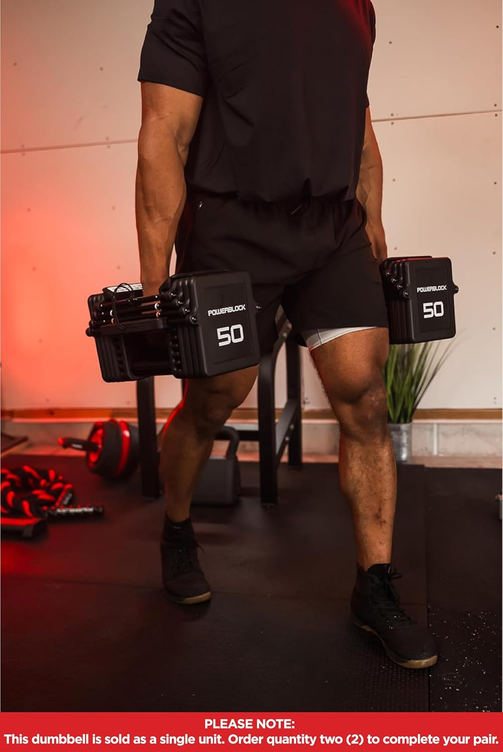 Pro 100 EXP Single Adjustable Dumbbell, 5-100 Lb