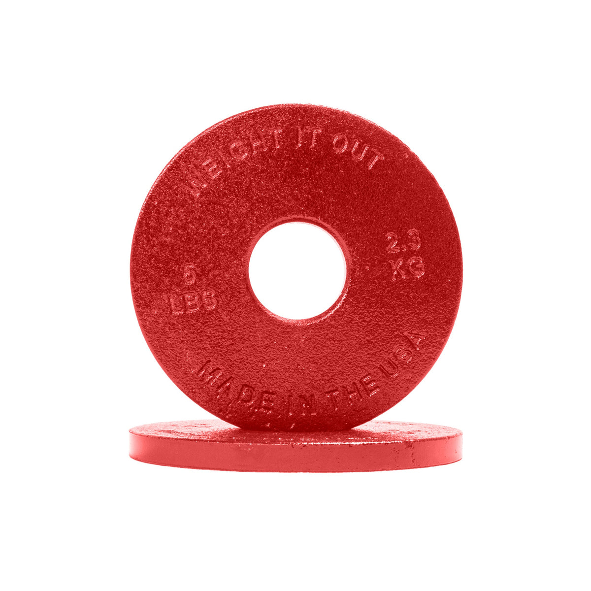Standard 1" Cast Iron Machined Weight Plates – Pair