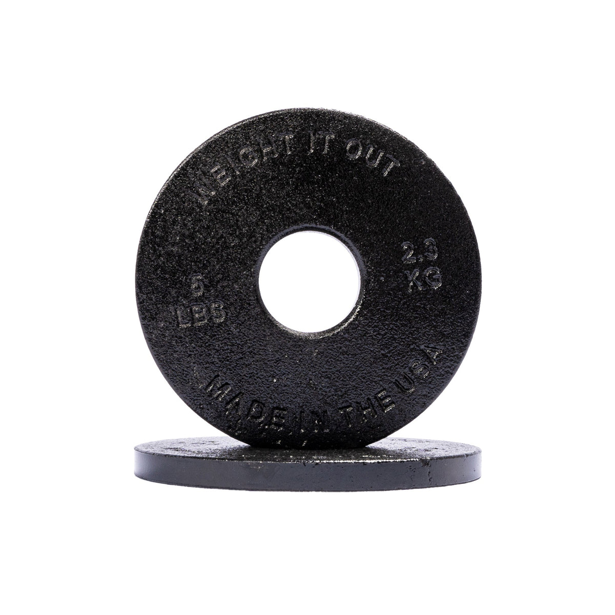 Standard 1" Cast Iron Machined Weight Plates – Pair