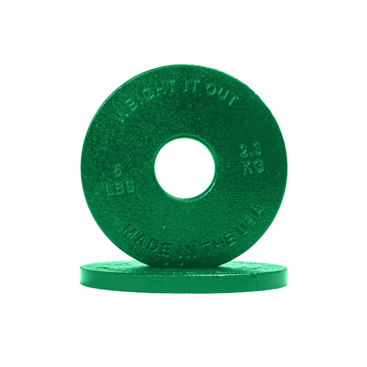 Standard 1" Cast Iron Machined Weight Plates – Pair