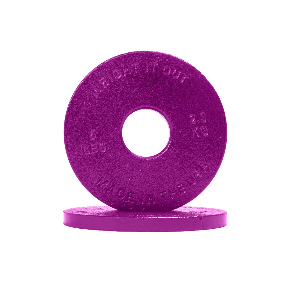 Standard 1" Cast Iron Machined Weight Plates – Pair