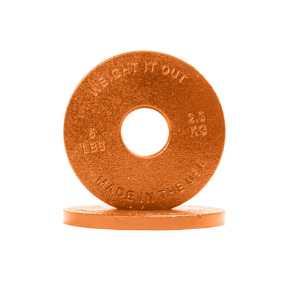 Standard 1" Cast Iron Machined Weight Plates – Pair
