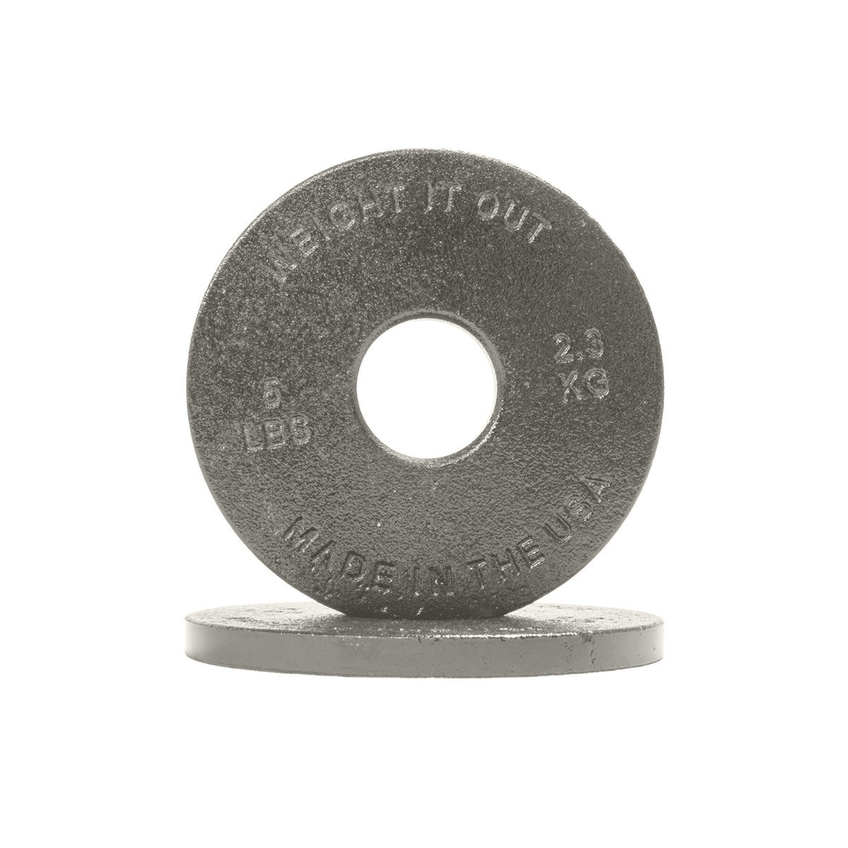 Standard 1" Cast Iron Machined Weight Plates – Pair