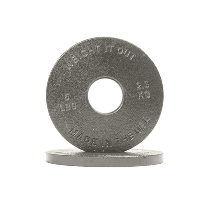 Standard 1" Cast Iron Machined Weight Plates – Pair