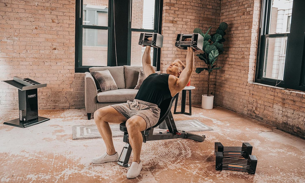 Elite USA 90 Pound Adjustable Dumbbells, Sold in Pairs, 5-90 Lb.