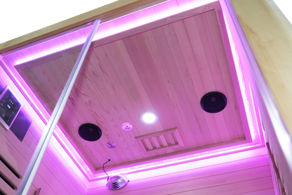 Blisspod Venetian RED 2-Person Full Spectrum Infrared Sauna with Red Light & WiFi