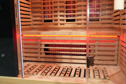 Blisspod Venetian RED 3-Person Full Spectrum Infrared Sauna with Red Light &amp; WiFi