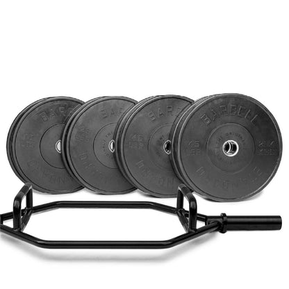 Barbell Standard Specialty Bar &amp; Weight Set Bundle Builder – Custom Olympic Weight Plate Sets with EZ Curl, Hex Trap, Swiss Multigrip and Loadable Dumbbell Bars