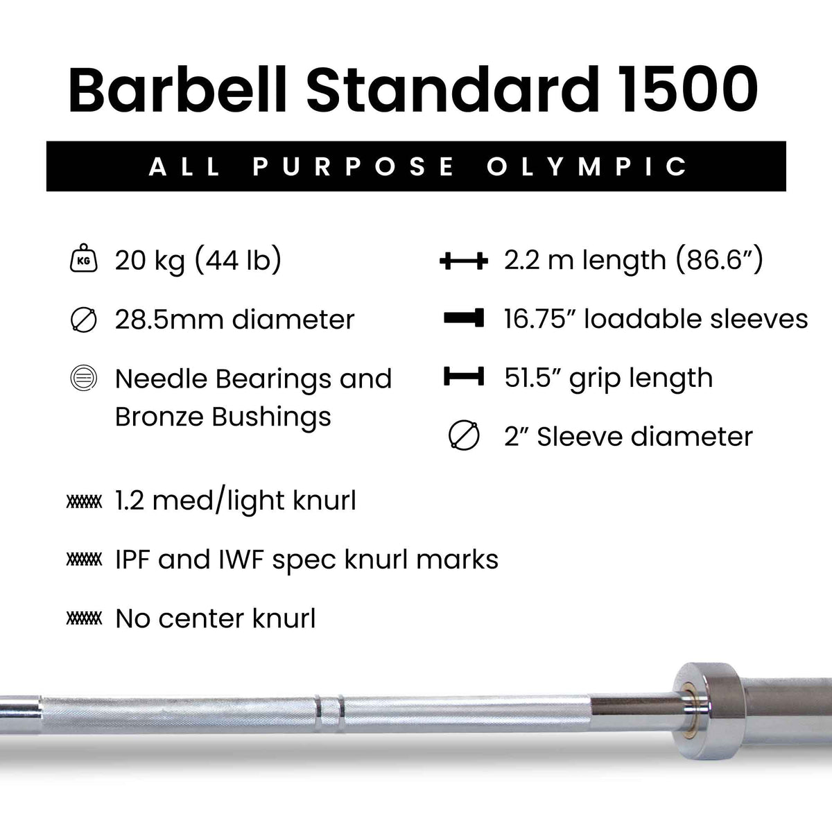 Barbell Standard Olympic Barbell &amp; Weight Set Bundle Builder – Customizable Barbell and Weight Plate Packages for Home &amp; Commercial Gyms