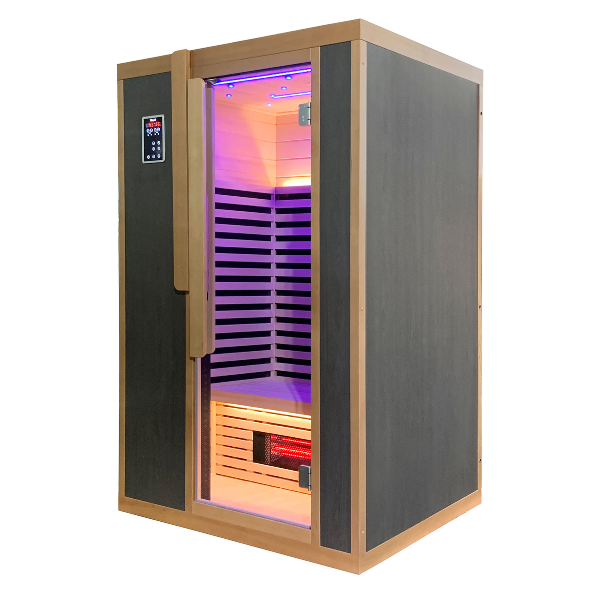 Blisspod Bergen 2-Person Full Spectrum Infrared Sauna with Red Light