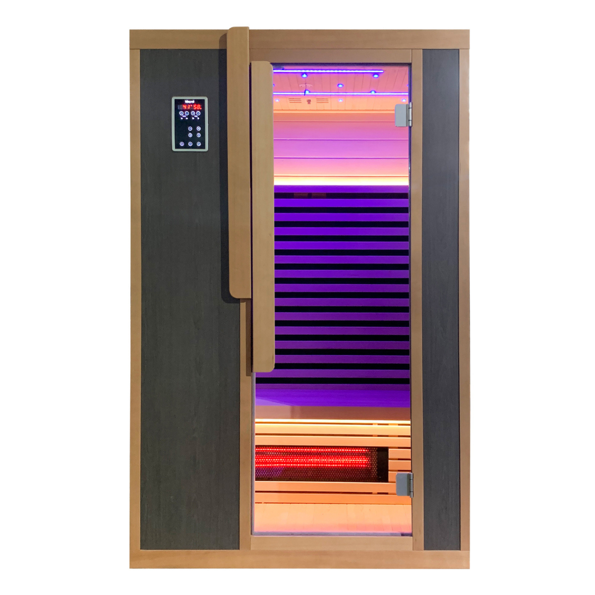 Blisspod Bergen 2-Person Full Spectrum Infrared Sauna with Red Light