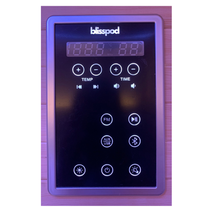 Blisspod Bergen 2-Person Full Spectrum Infrared Sauna with Red Light
