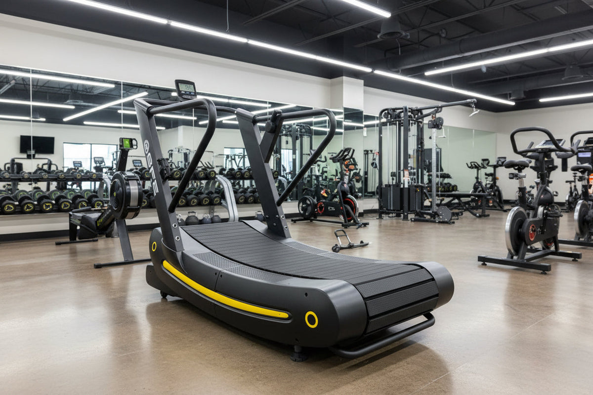 SFE Curved Air Runner Elite Pro Treadmill with Sled Training