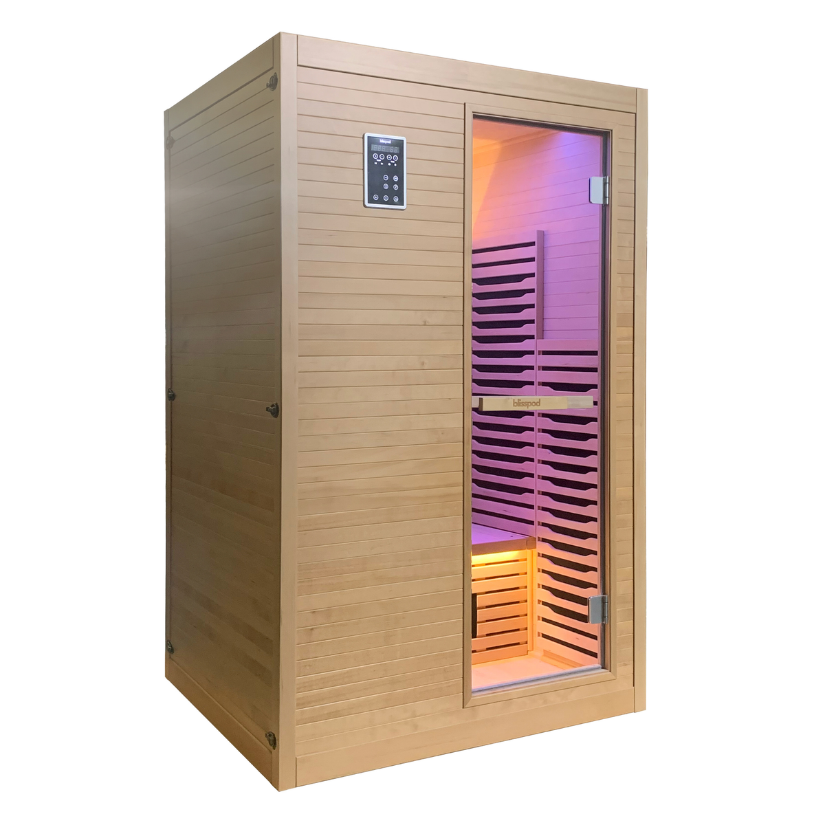 Blisspod Helsinki 2-Person Full Spectrum Infrared Sauna with Red Light