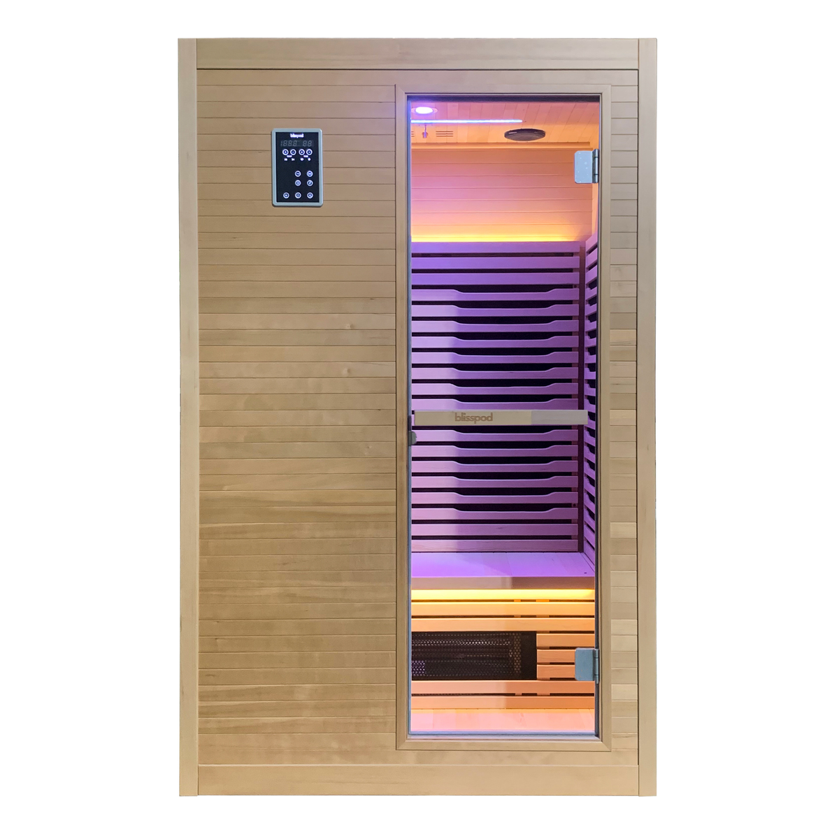 Blisspod Helsinki 2-Person Full Spectrum Infrared Sauna with Red Light