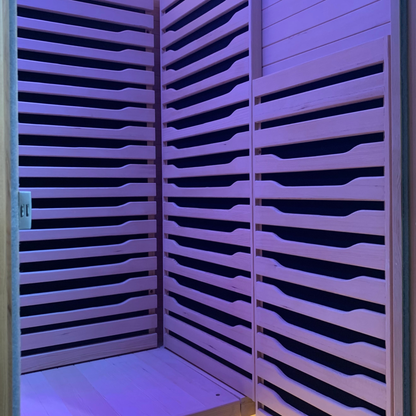 Blisspod Helsinki 2-Person Full Spectrum Infrared Sauna with Red Light