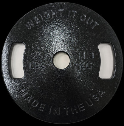 Cast Iron Machined Olympic Weight Plate Sets – 175 lb, 265 lb & 355 lb